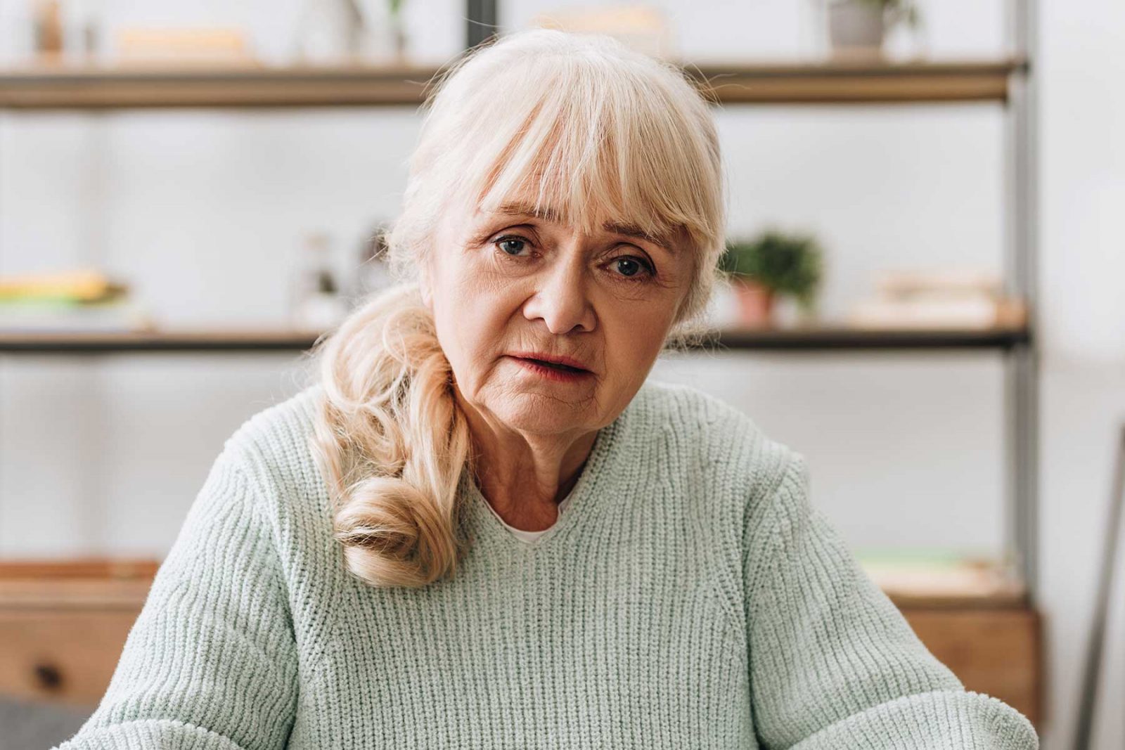 Woman suffering emotional abuse
